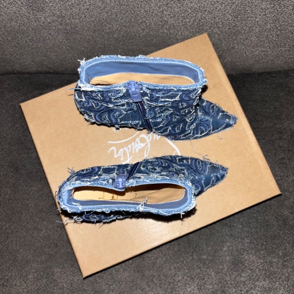Christian Louboutin So Kate Booty denim 100mm stiletto heel - Picture 4 of 9